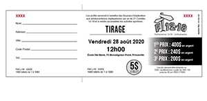 Spécimen chèque concours tirage